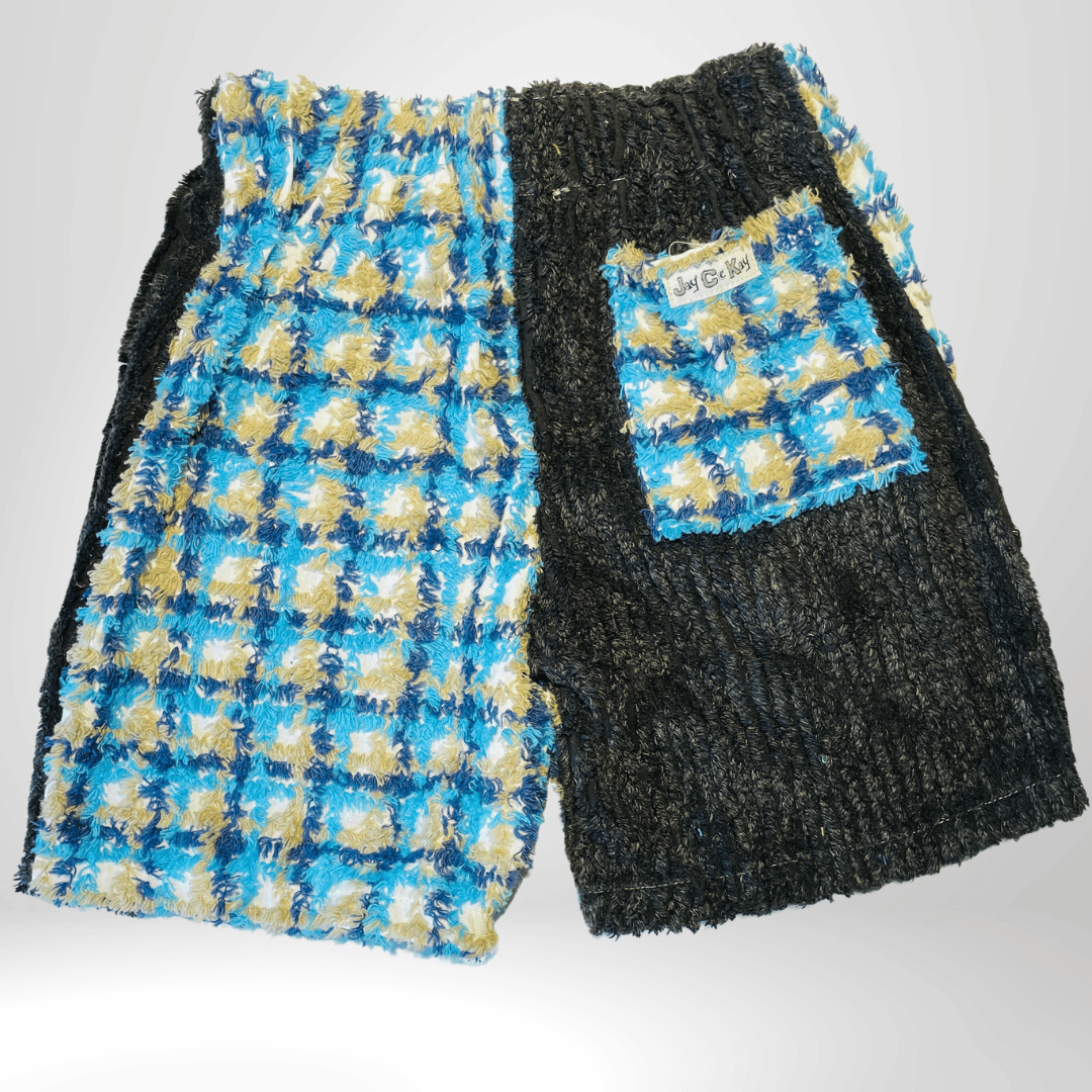 Boys' Soft Chenille Cotton Shorts - Comfy Loungewear