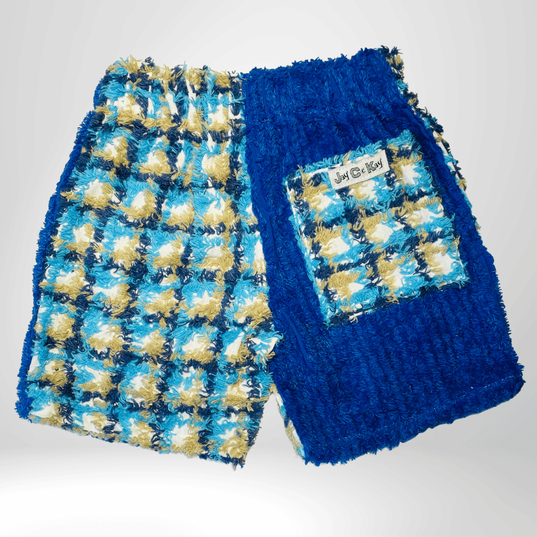 Boys' Soft Chenille Cotton Shorts - Comfy Loungewear