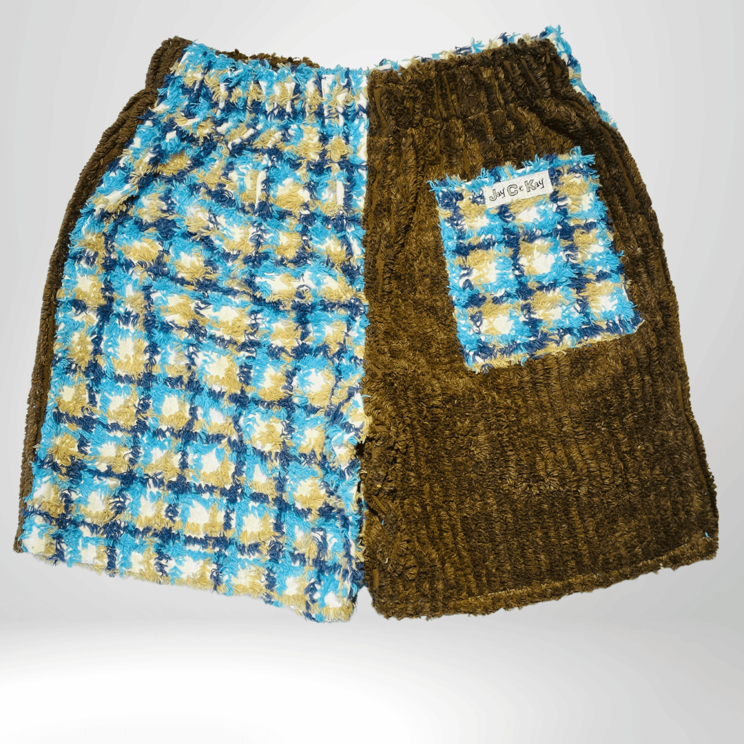 Boys' Soft Chenille Cotton Shorts - Comfy Loungewear