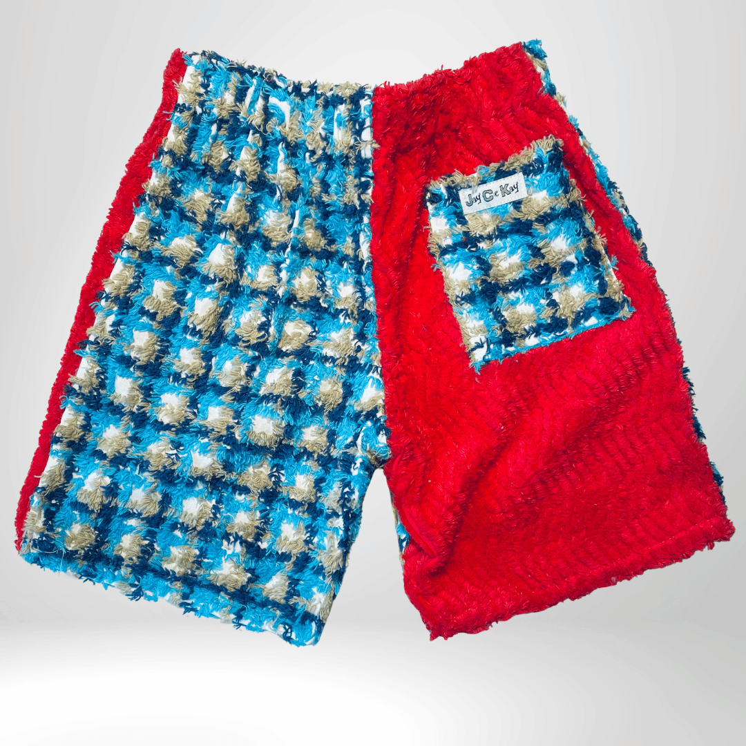 Boys' Soft Chenille Cotton Shorts - Comfy Loungewear