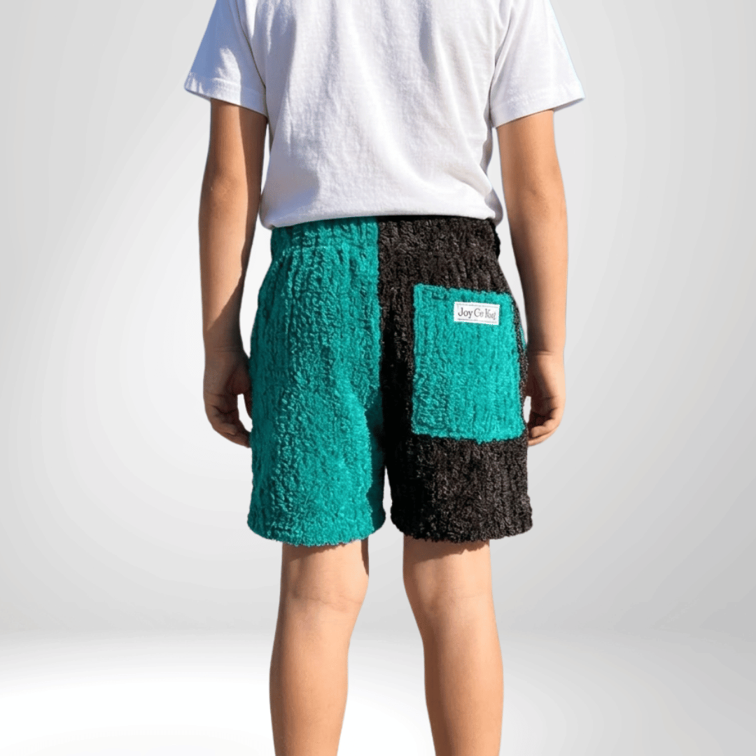 Boys' Soft Chenille Cotton Shorts - Comfy Loungewear