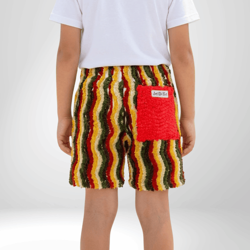 Boys' Soft Chenille Cotton Shorts - Comfy Loungewear