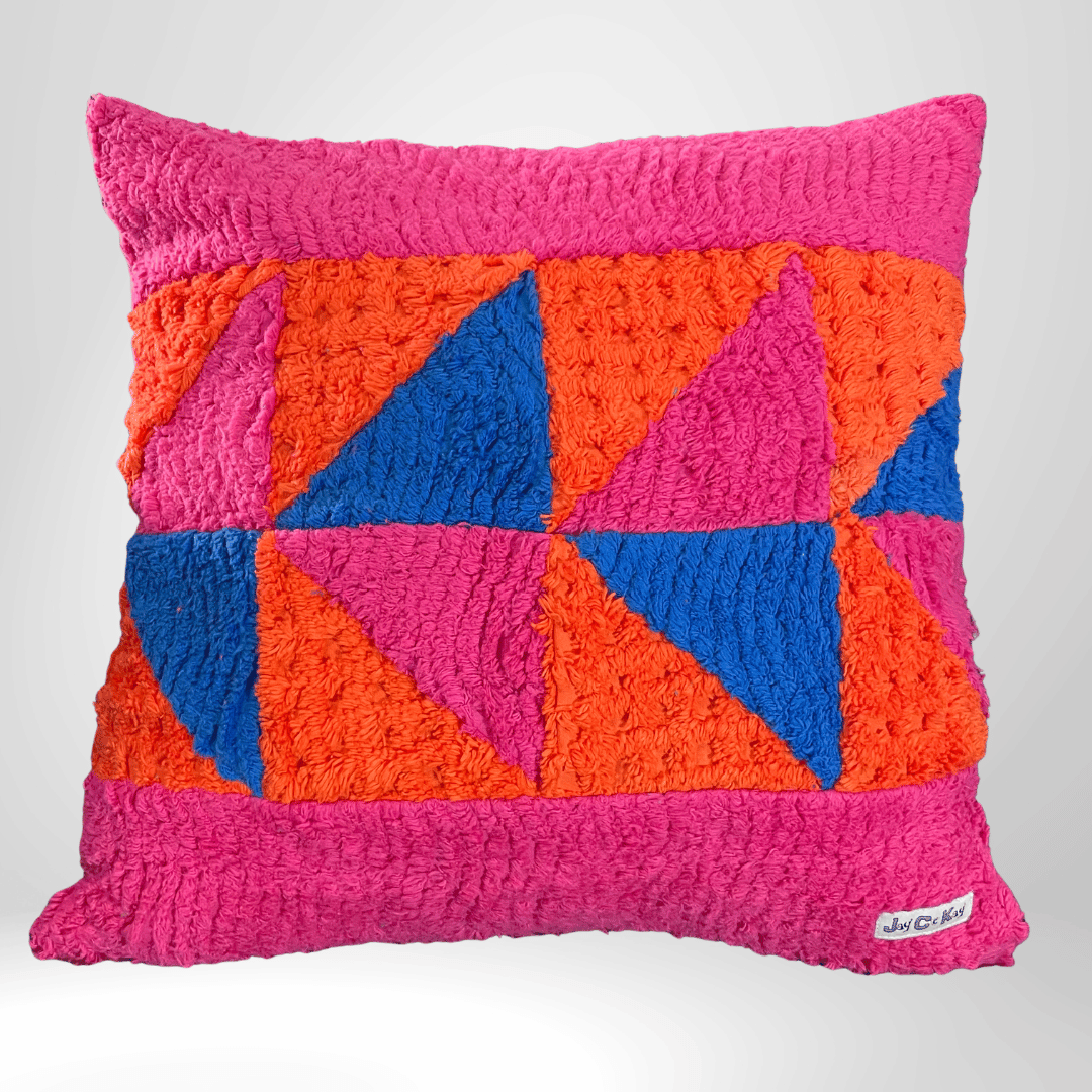 Luxury Cotton Chenille Cushion Cover | Double-Sided Textured Decor