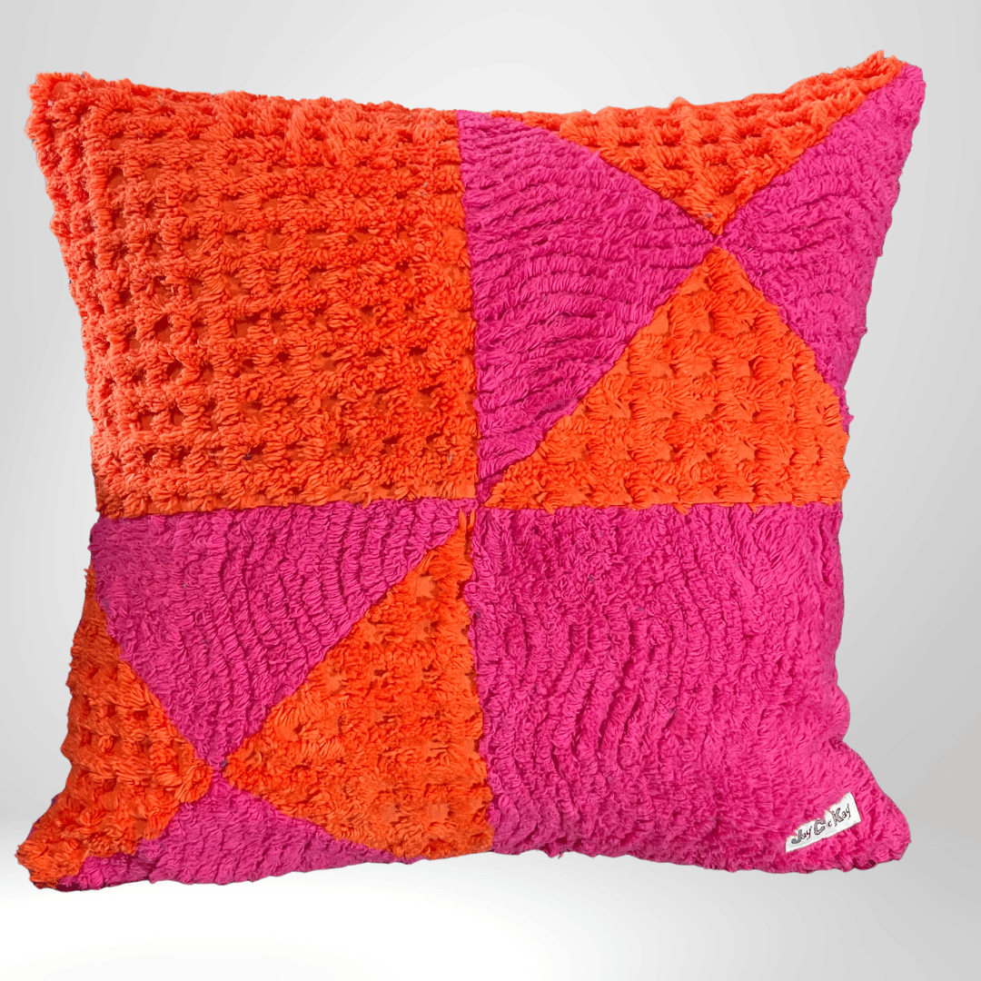 Luxury Cotton Chenille Cushion Cover | Double-Sided Textured Decor