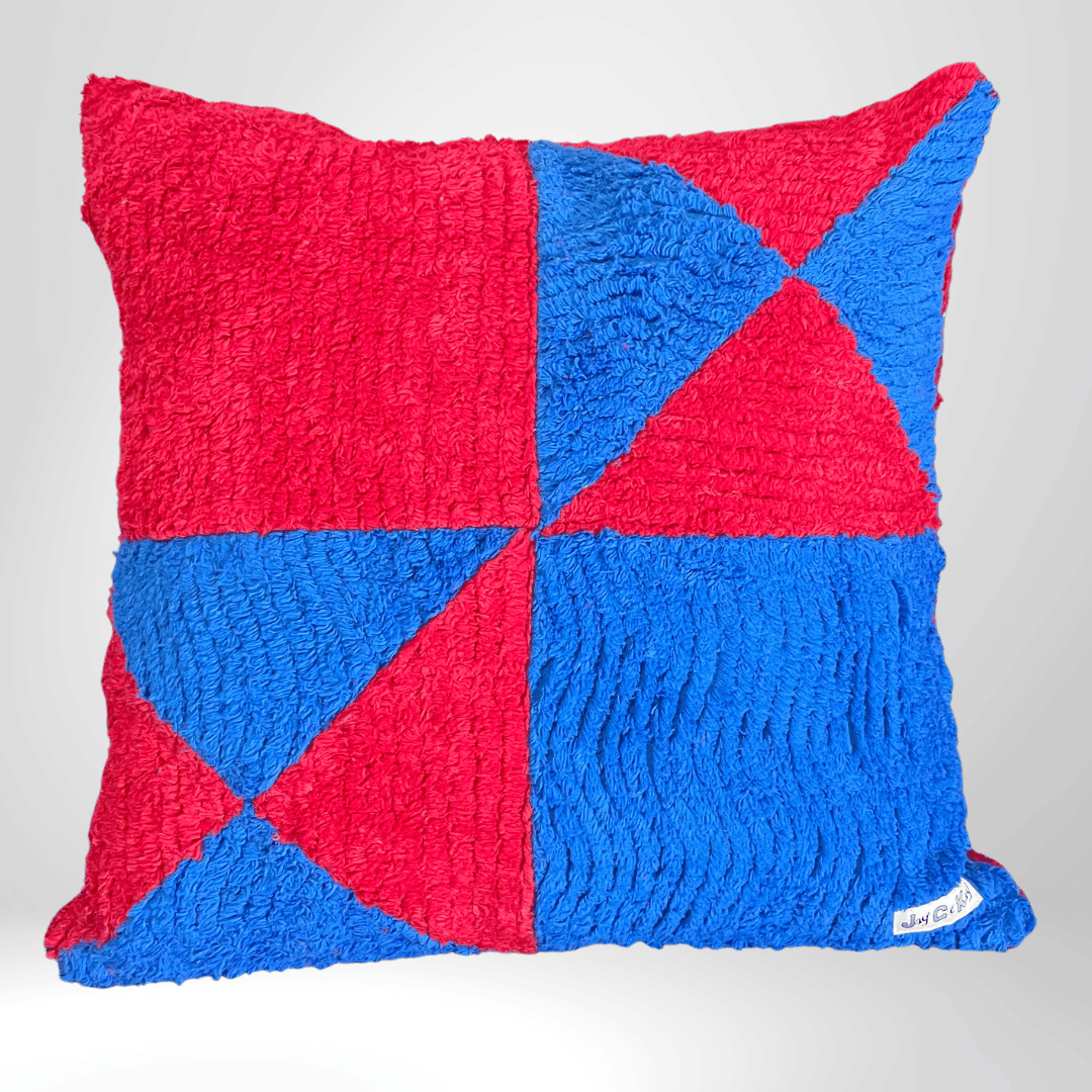 Luxury Cotton Chenille Cushion Cover | Double-Sided Textured Decor