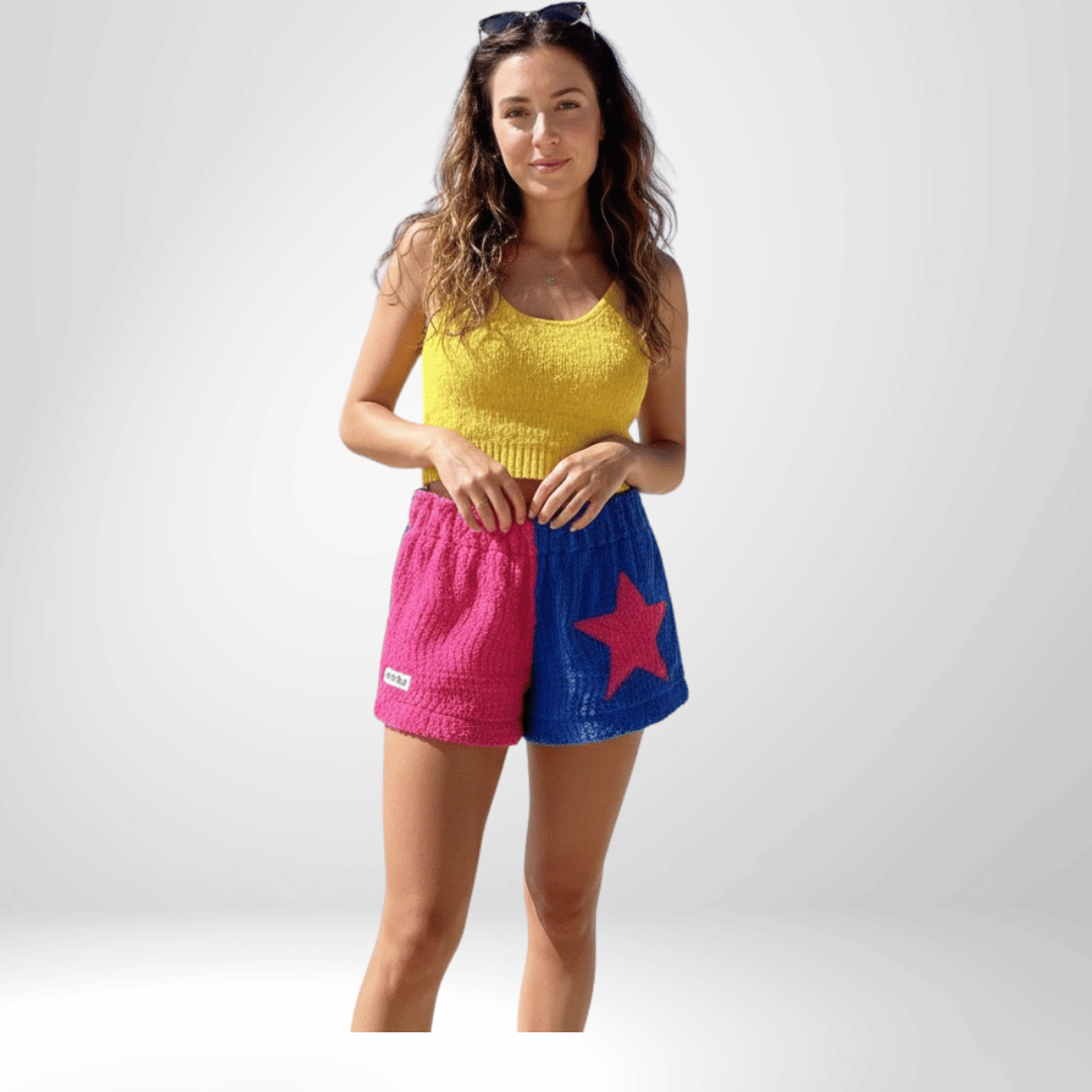 Women's Ultra-Soft Chenille Cotton Lounge Shorts