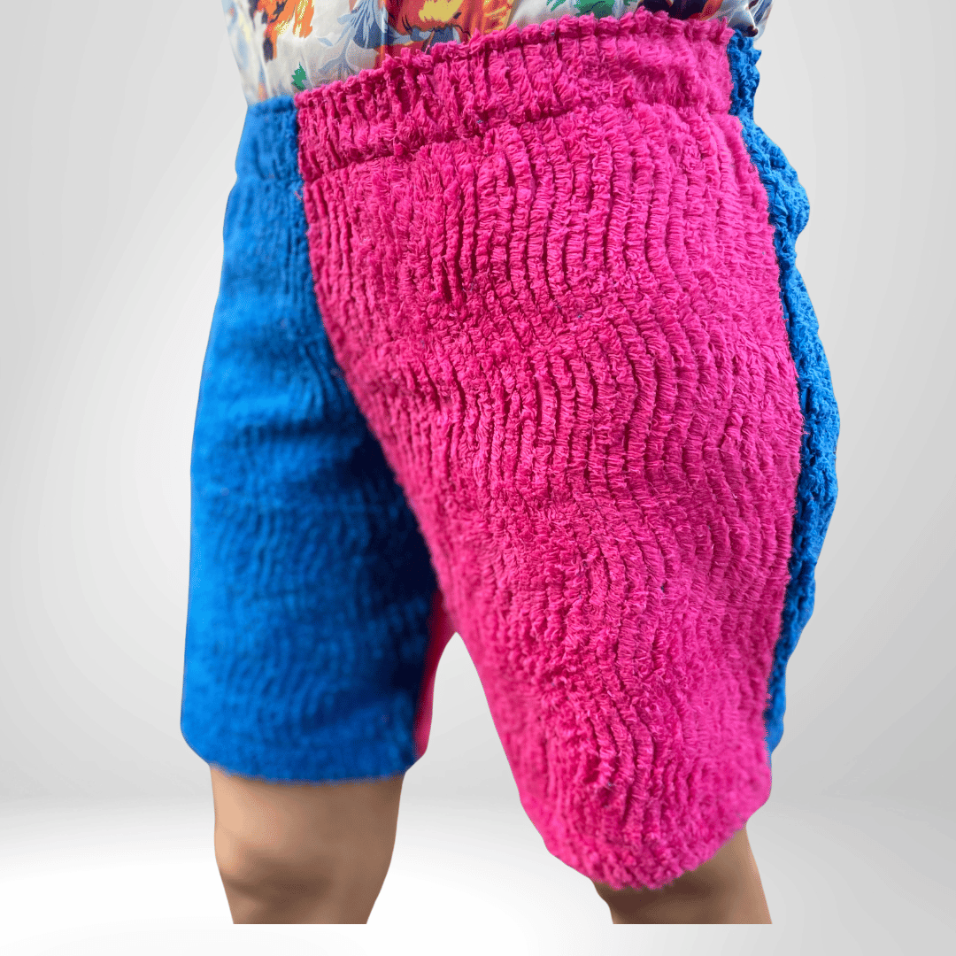 Women’s Longline Cotton Chenille Shorts | Relaxed All-Season Lounge Shorts