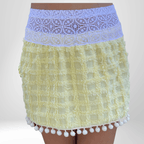 Girls' Flowy Chenille Cotton Skirt - Comfortable & Chic