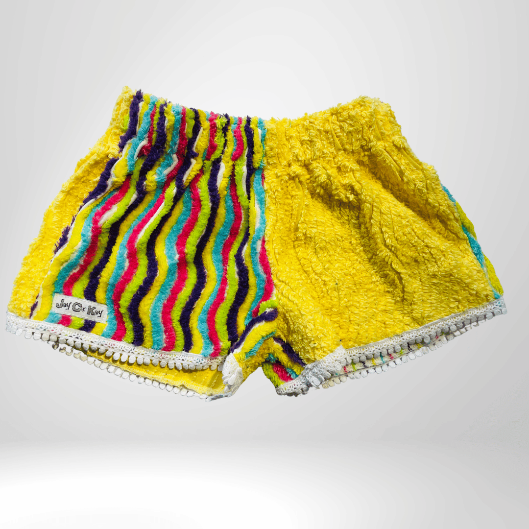Girls’ Luxury Cotton Chenille Shorts | Soft & Breathable All-Season Playwear