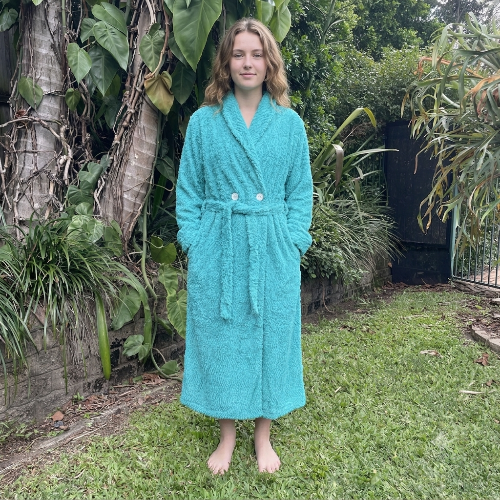 Premium 100% Cotton Chenille Robe | Ultra-Soft Women’s Loungewear