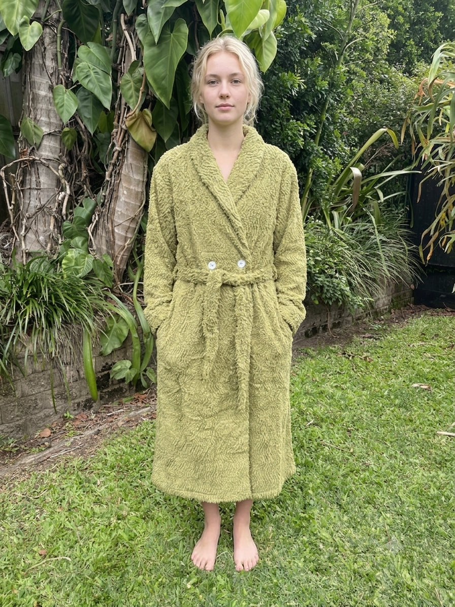 Premium 100% Cotton Chenille Robe | Ultra-Soft Women’s Loungewear