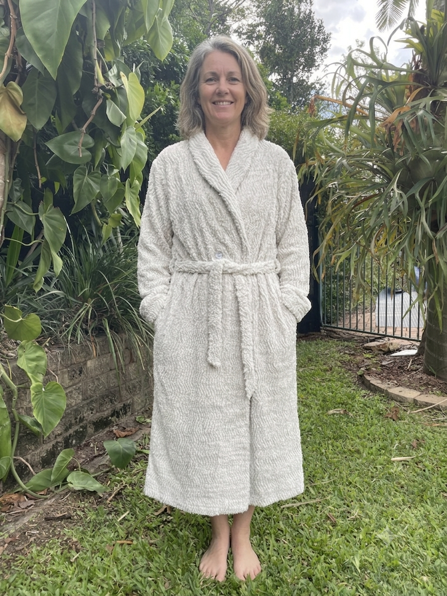 Premium 100% Cotton Chenille Robe | Ultra-Soft Women’s Loungewear