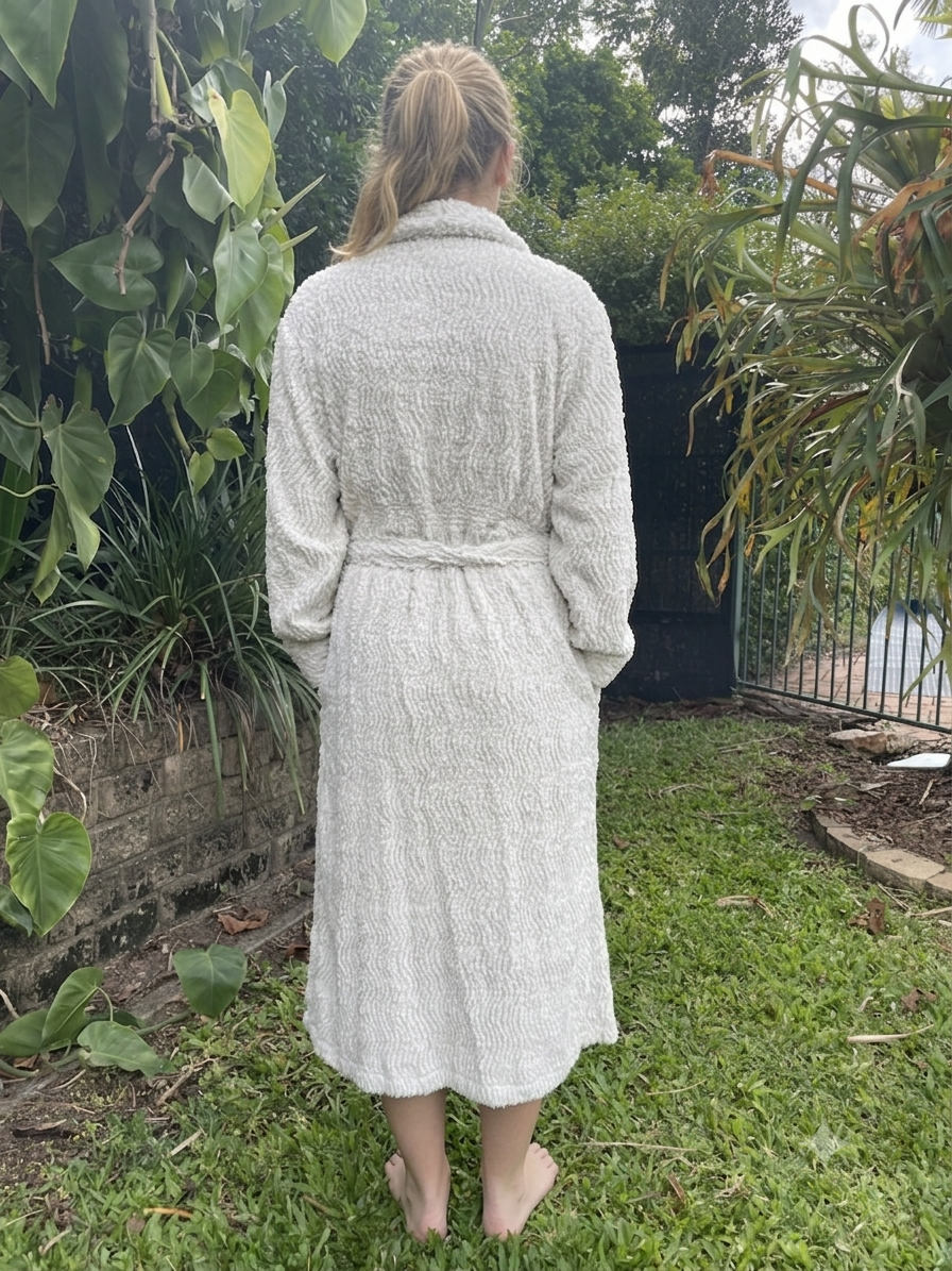 Premium 100% Cotton Chenille Robe | Ultra-Soft Women’s Loungewear