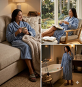 Premium 100% Cotton Chenille Robe | Ultra-Soft Women’s Loungewear