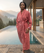 Premium 100% Cotton Chenille Robe | Ultra-Soft Women’s Loungewear