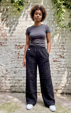 Women’s Full-Length Cotton Chenille Pants | Luxury All-Season Lounge Trousers