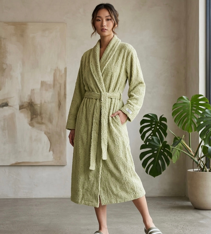 Premium 100% Cotton Chenille Robe | Ultra-Soft Women’s Loungewear