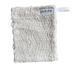 Dual-Sided Chenille Makeup Remover, Cleansing & Shower Mitt – Pink