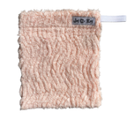 Dual-Sided Chenille Makeup Remover, Cleansing & Shower Mitt – Pink