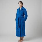 Women's Luxurious Chenille Cotton Robe - Cozy Bathrobe & Loungewear