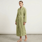 Women's Luxurious Chenille Cotton Robe - Cozy Bathrobe & Loungewear