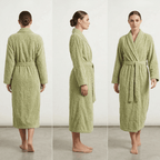 Women's Luxurious Chenille Cotton Robe - Cozy Bathrobe & Loungewear
