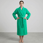 Women's Luxurious Chenille Cotton Robe - Cozy Bathrobe & Loungewear