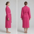 Women's Luxurious Chenille Cotton Robe - Cozy Bathrobe & Loungewear