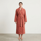 Women's Luxurious Chenille Cotton Robe - Cozy Bathrobe & Loungewear