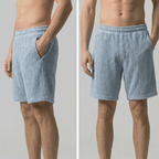 Men’s 100% Cotton Chenille Lounge Shorts | Breathable & Ultra-Soft