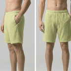 Men’s 100% Cotton Chenille Lounge Shorts | Breathable & Ultra-Soft